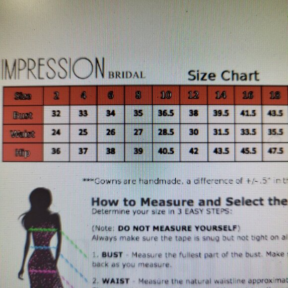 NWT~$1699~IMPRESSION~SZ 6/8~WHITE BEADED EMBROIDERED MERMAID WEDDING DRESS GOWN - Picture 16 of 16